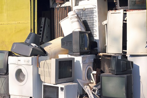 Different types of construction waste materials